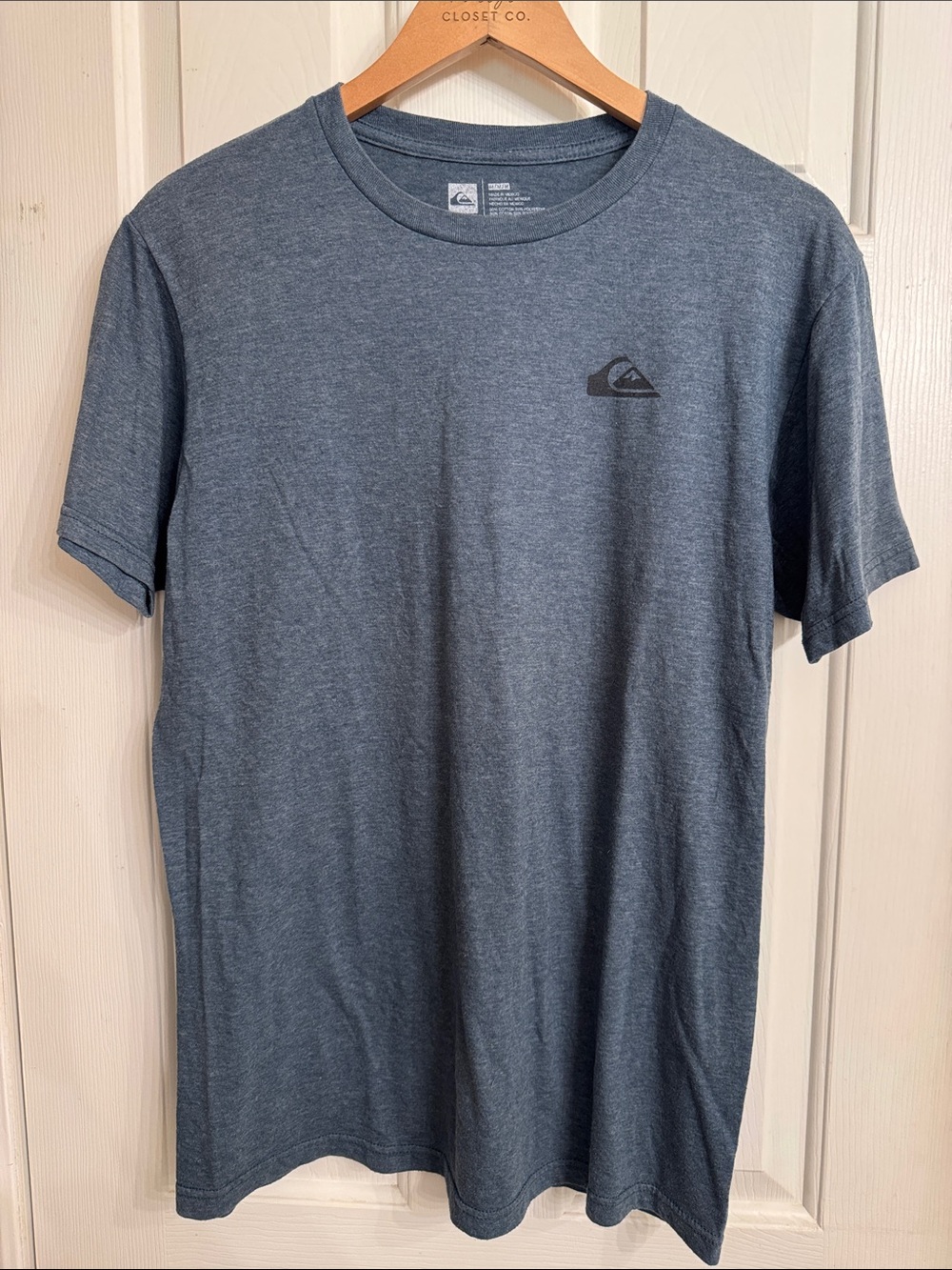 Quiksilver Men's Charcoal Heather Short Sleeve Tee